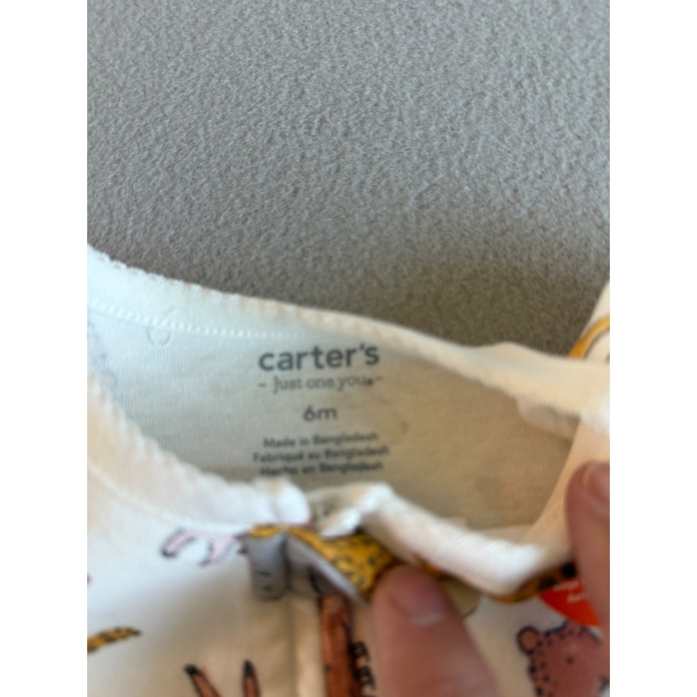 6pc Carters Just One You Little Me Hanna Andersson Baby Girl Sleepers 6mo / 9mo - Picture 8 of 16